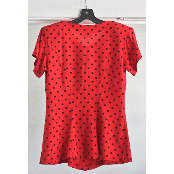 Host Pick!! 🪐🍀🎱🌈 Vintage 1970s does 40s -Shoulder Pad Top, Andrews Sisters M - Picture 7 of 10